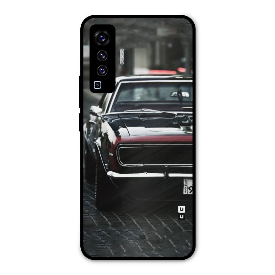 Class Vintage Car Metal Back Case for Vivo X50