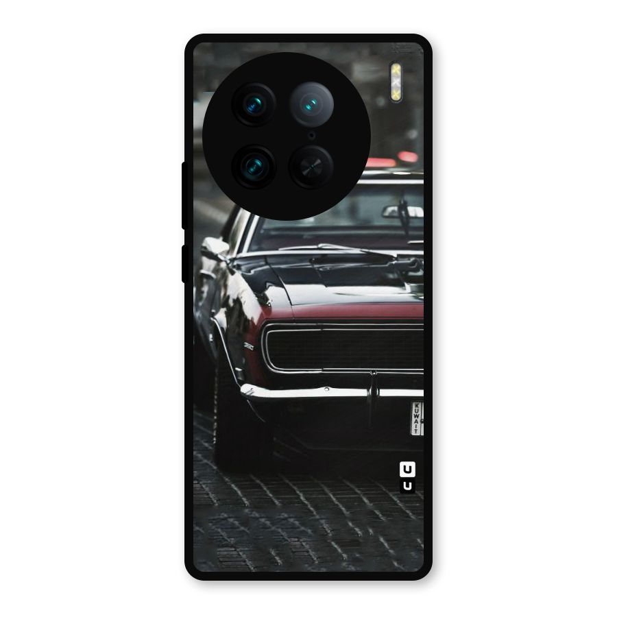 Class Vintage Car Metal Back Case for Vivo X90 Pro