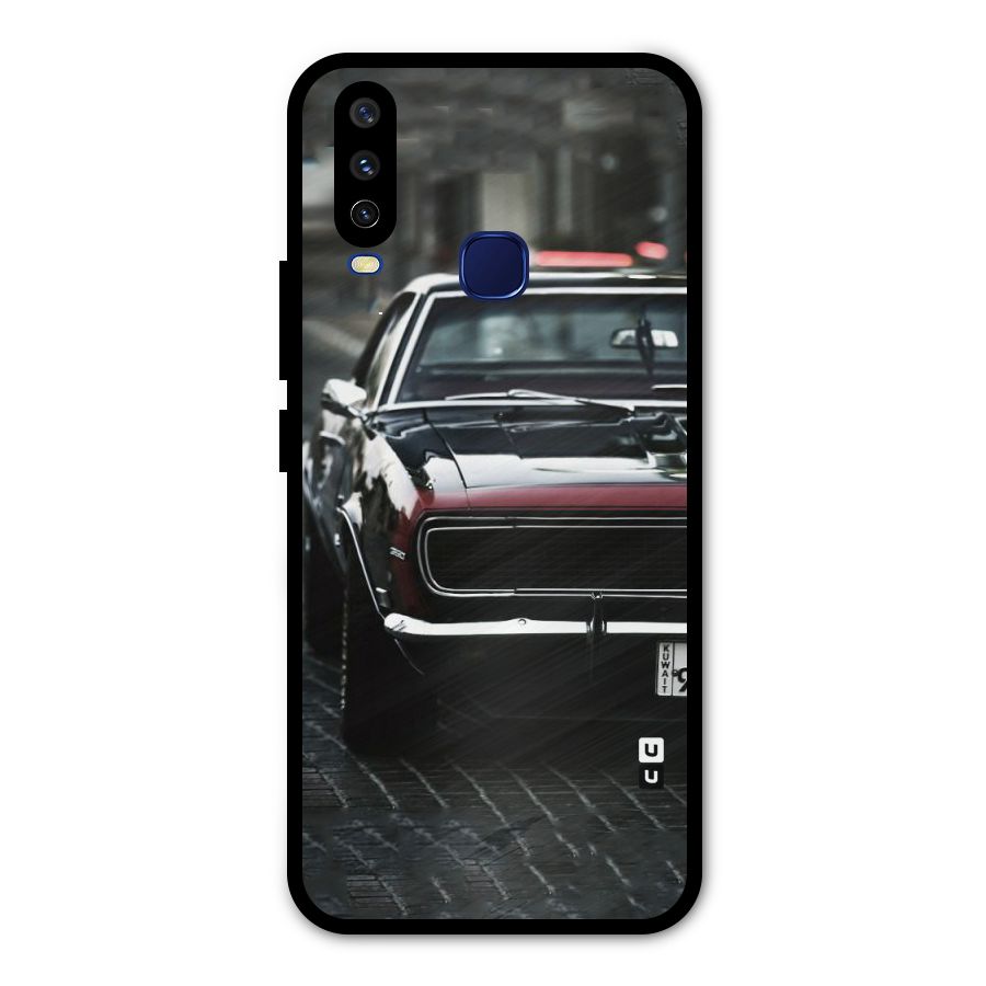 Class Vintage Car Metal Back Case for Vivo Y12
