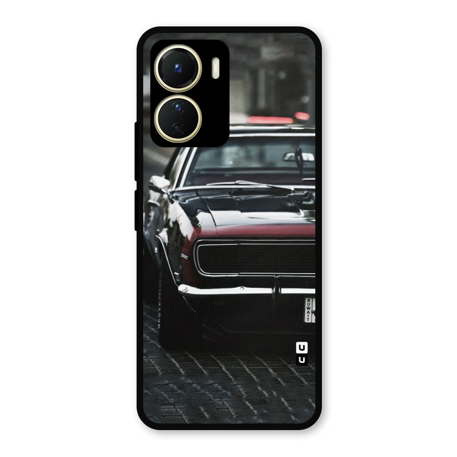 Class Vintage Car Metal Back Case for Vivo Y16