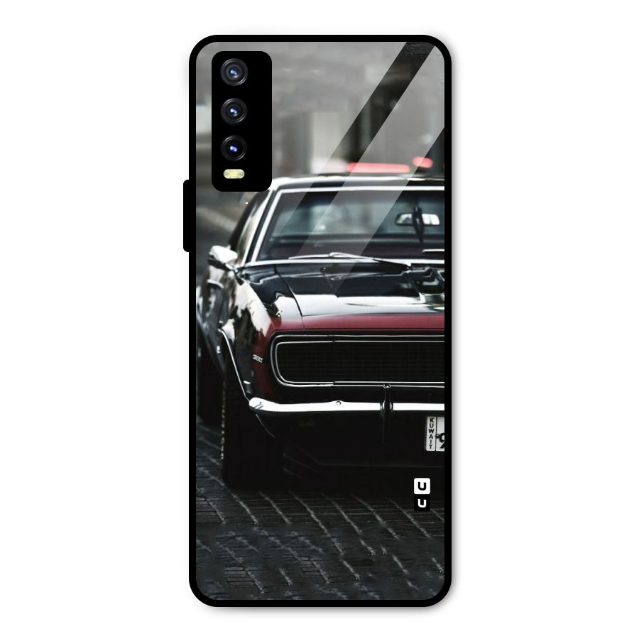 Class Vintage Car Metal Back Case for Vivo Y20