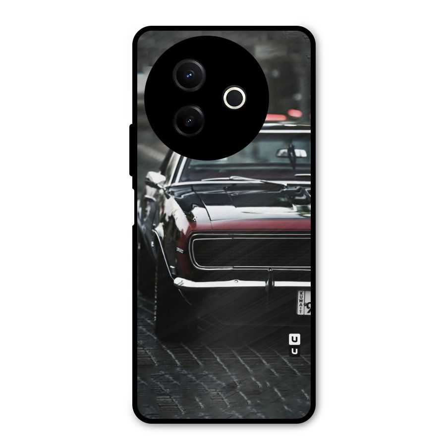 Class Vintage Car Metal Back Case for Vivo Y39