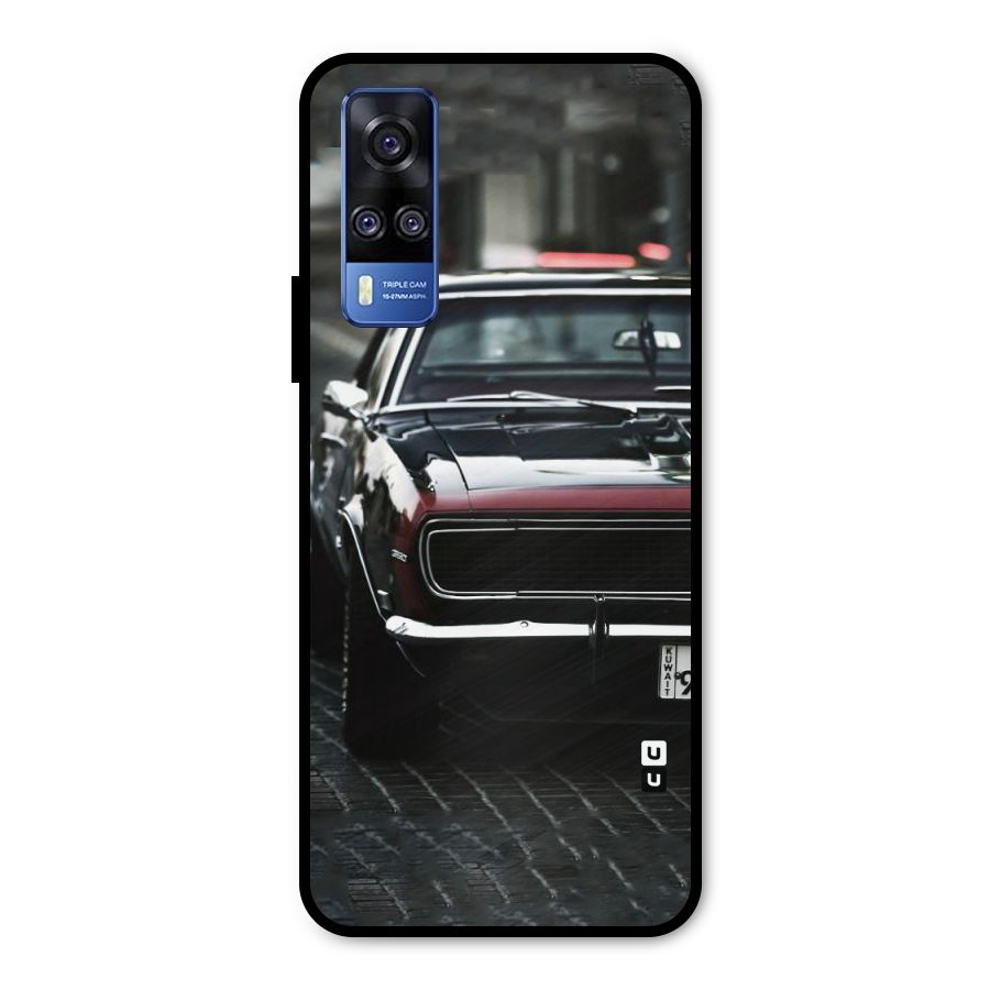 Class Vintage Car Metal Back Case for Vivo Y51A