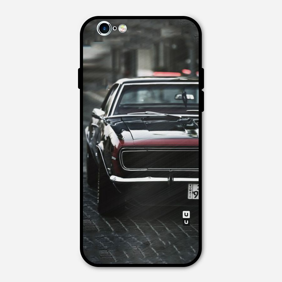 Class Vintage Car Metal Back Case for iPhone 6 6s