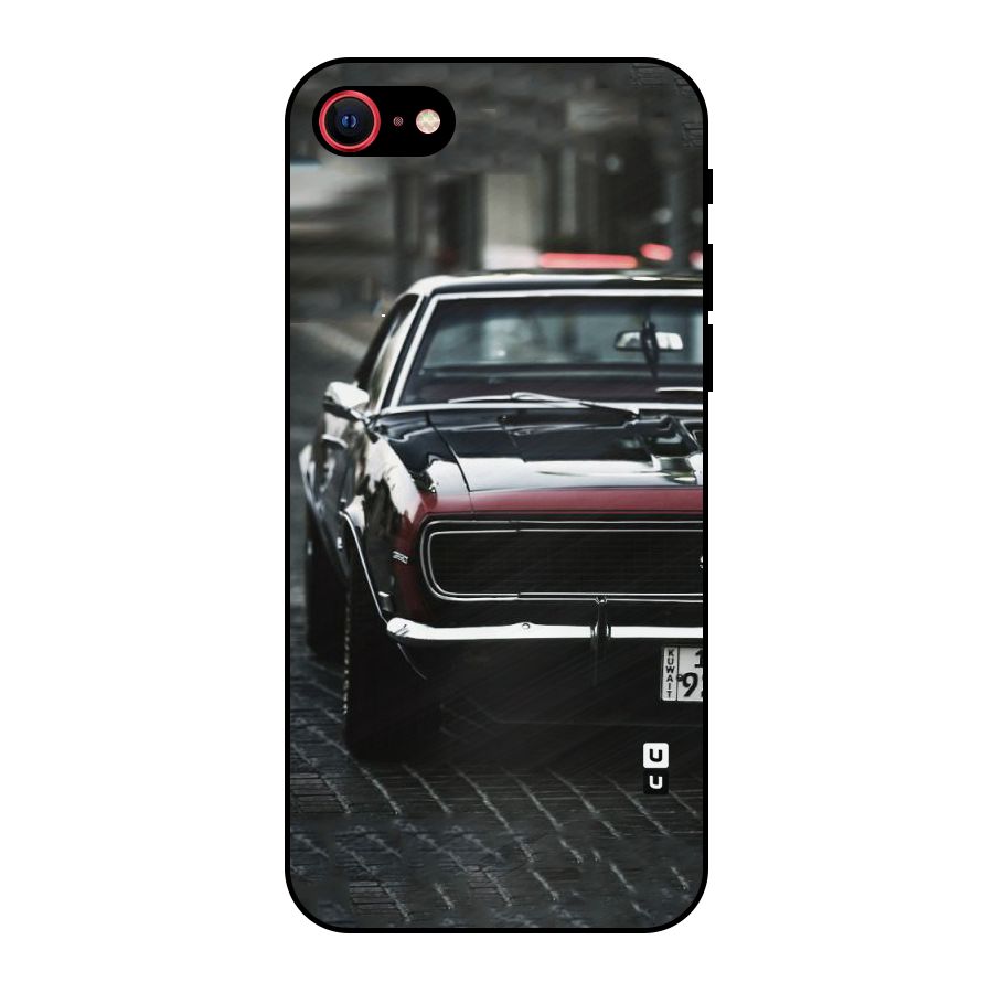 Class Vintage Car Metal Back Case for iPhone 7