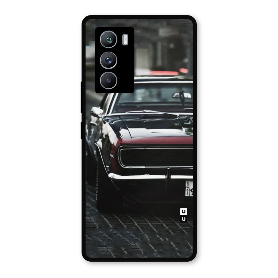 Class Vintage Car Metal Back Case for iQOO 9 SE