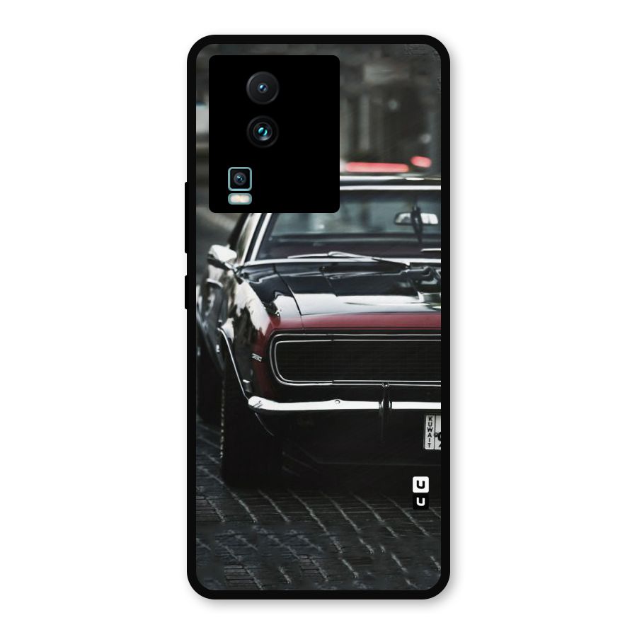 Class Vintage Car Metal Back Case for iQOO Neo 7 Pro