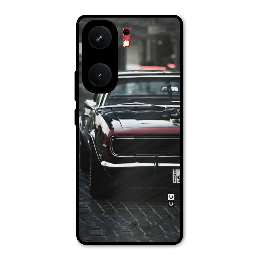 Class Vintage Car Metal Back Case for iQOO Neo 9 Pro