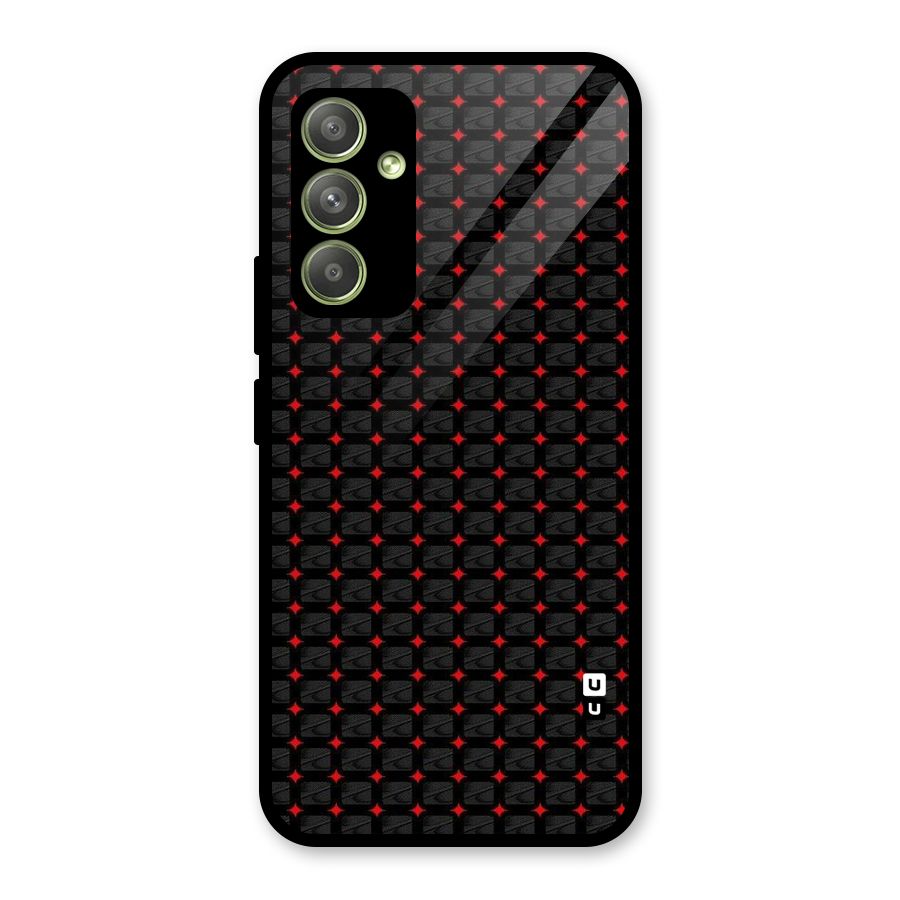 Class With Polka Glass Back Case for Galaxy A54