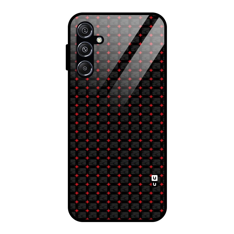 Class With Polka Glass Back Case for Galaxy M34 5G