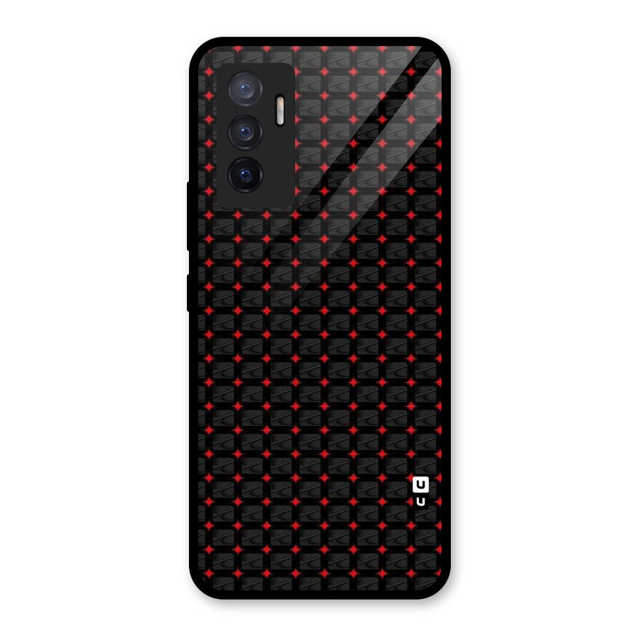 Class With Polka Glass Back Case for Vivo V23e