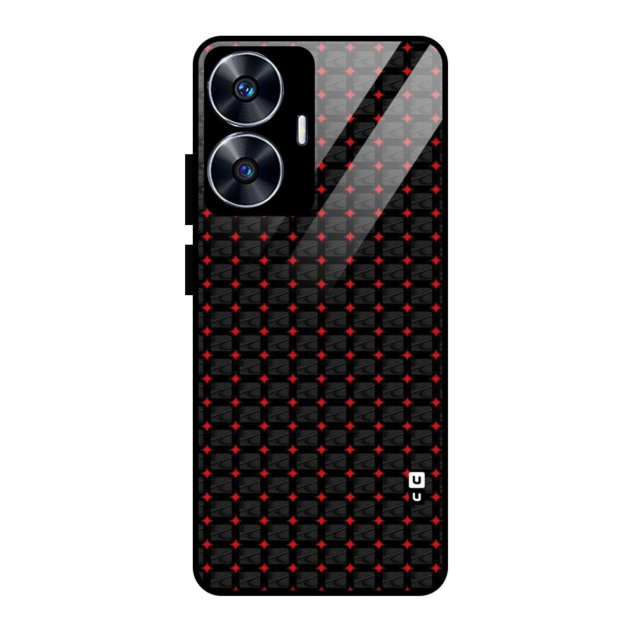 Class With Polka Glass Back Case for realme C55