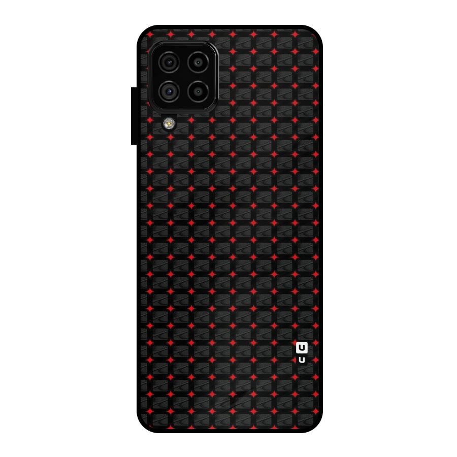 Class With Polka Metal Back Case for Galaxy A22 4G