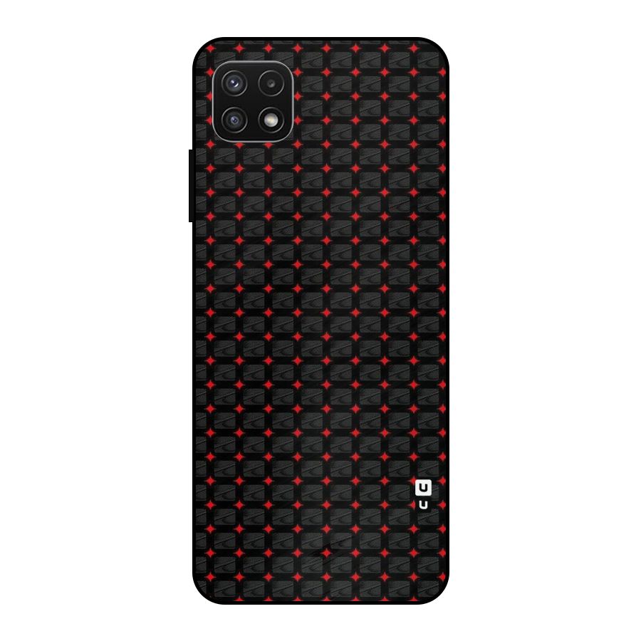 Class With Polka Metal Back Case for Galaxy A22 5G