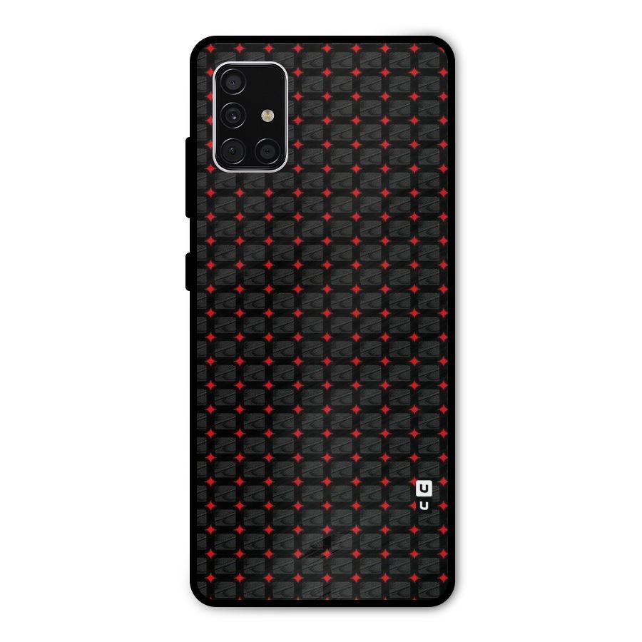 Class With Polka Metal Back Case for Galaxy A51