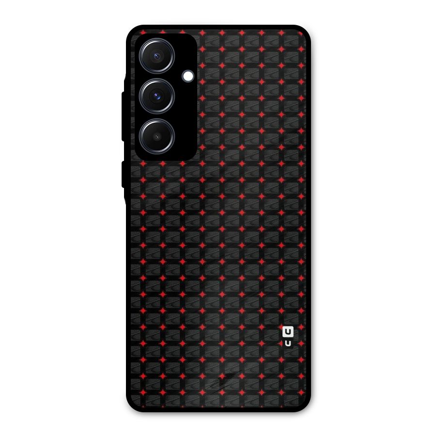 Class With Polka Metal Back Case for Galaxy A55