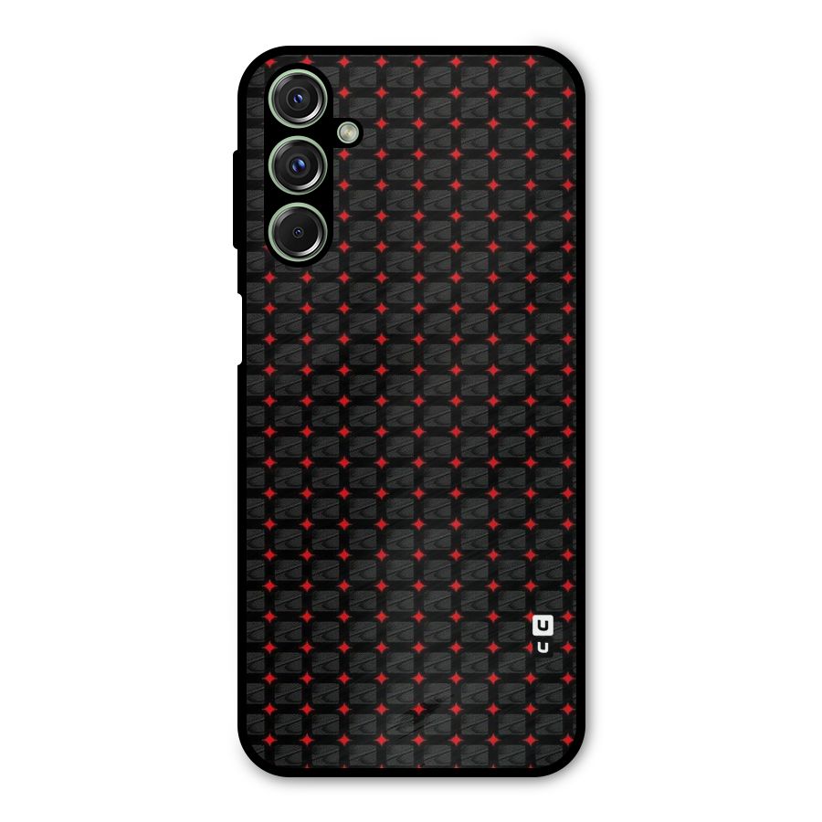 Class With Polka Metal Back Case for Galaxy F34