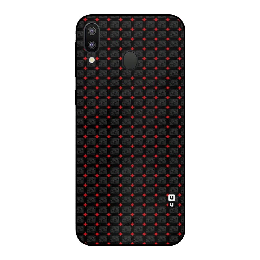 Class With Polka Metal Back Case for Galaxy M20