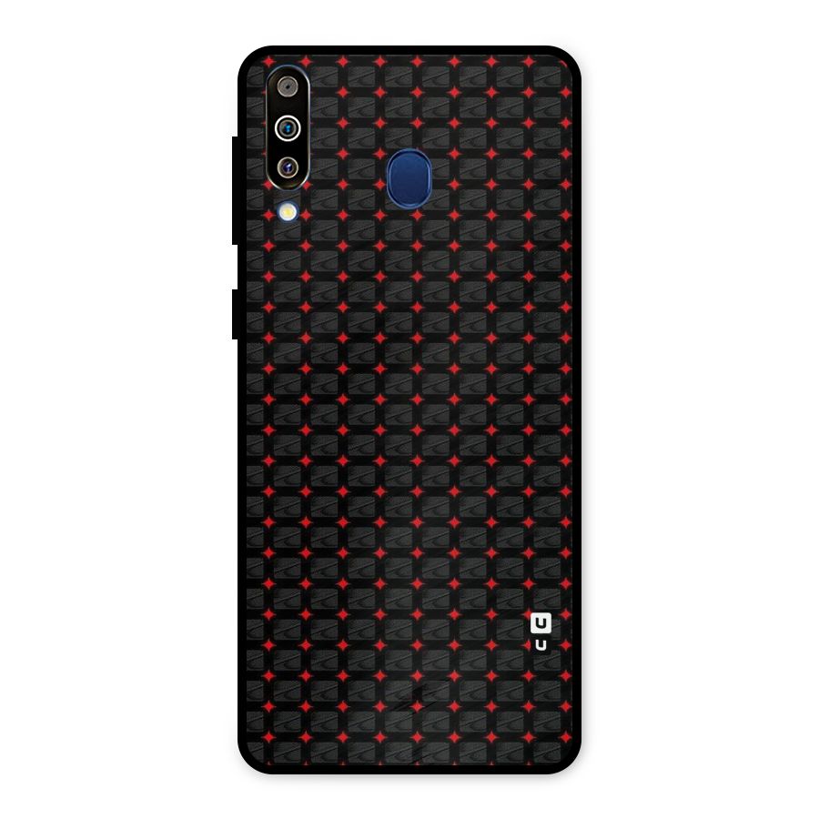 Class With Polka Metal Back Case for Galaxy M30