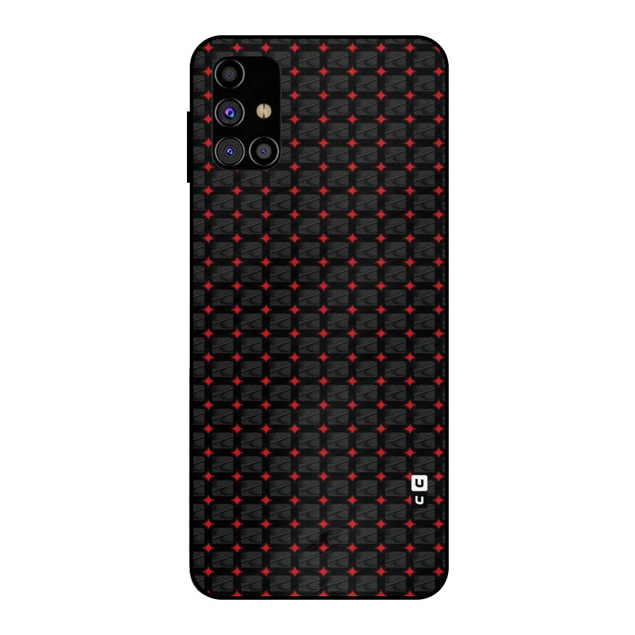 Class With Polka Metal Back Case for Galaxy M31s