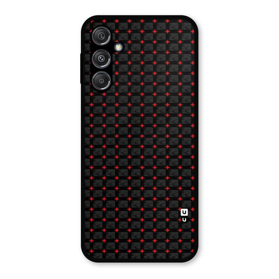 Class With Polka Metal Back Case for Galaxy M34 5G