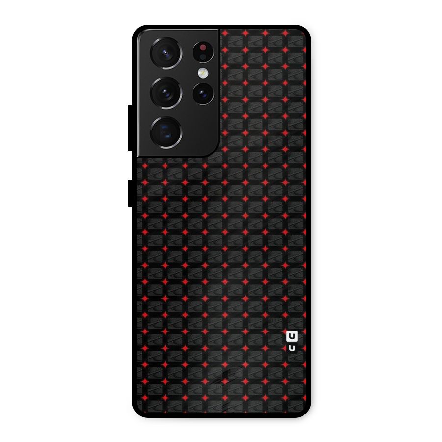 Class With Polka Metal Back Case for Galaxy S21 Ultra 5G