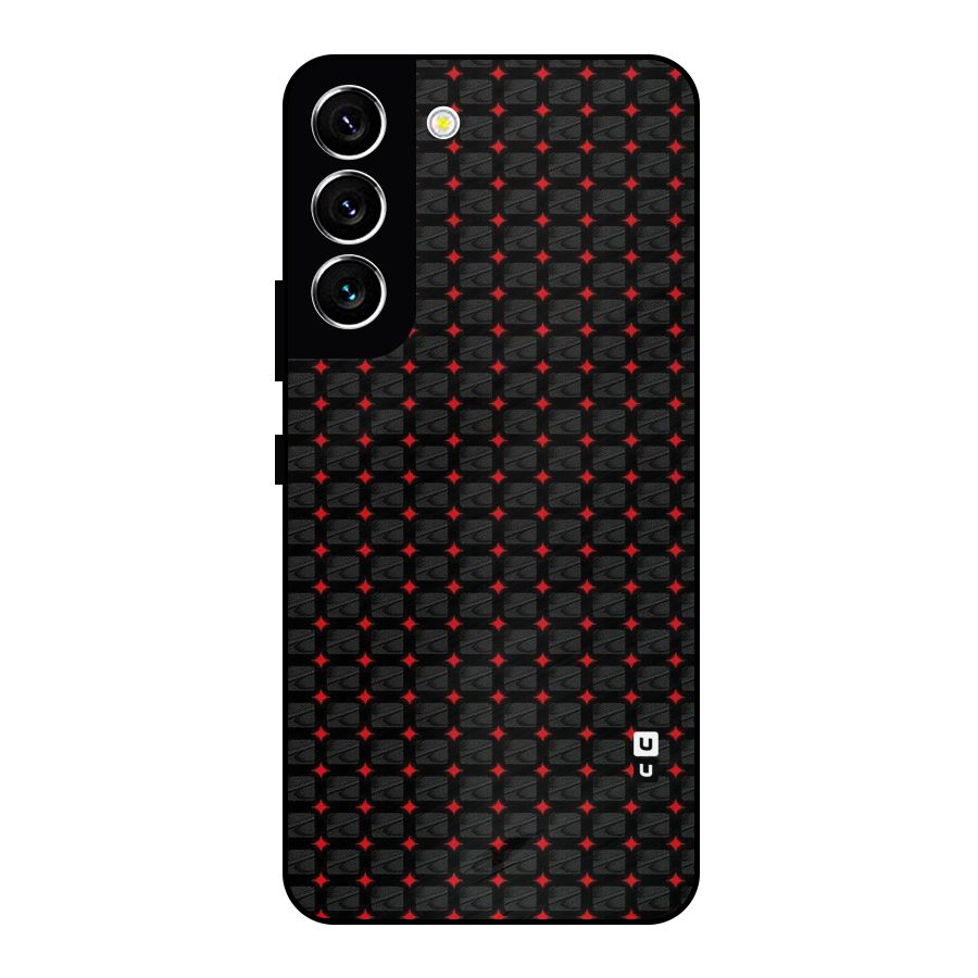 Class With Polka Metal Back Case for Galaxy S22 5G