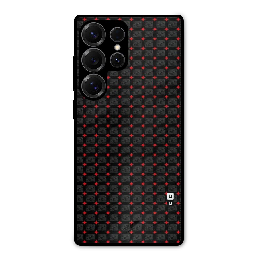 Class With Polka Metal Back Case for Galaxy S25 Ultra
