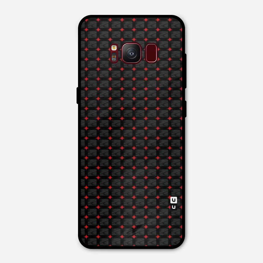 Class With Polka Metal Back Case for Galaxy S8