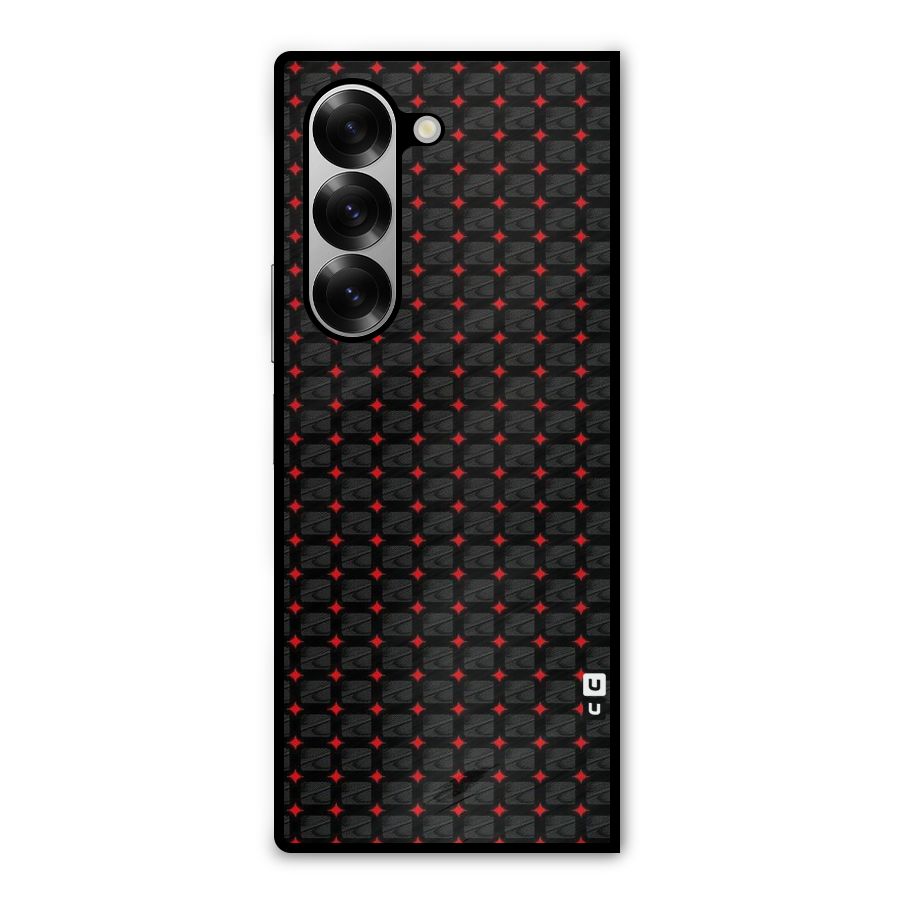 Class With Polka Metal Back Case for Galaxy Z Fold6