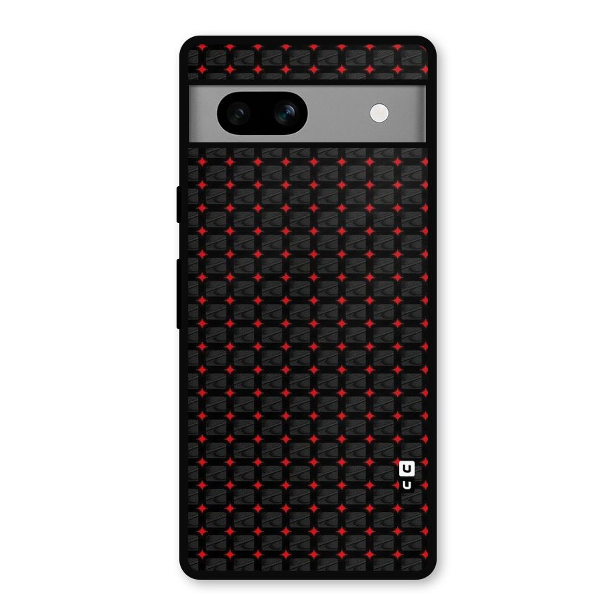 Class With Polka Metal Back Case for Google Pixel 7a