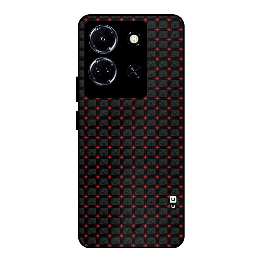 Class With Polka Metal Back Case for Infinix Note 30 5G