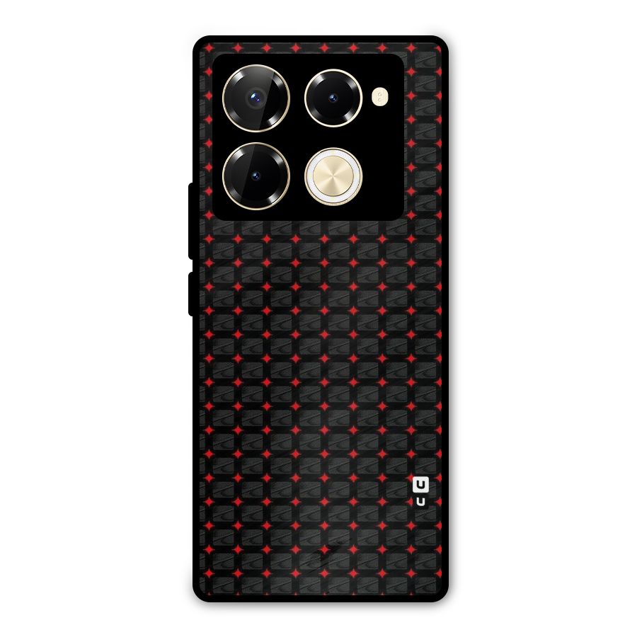 Class With Polka Metal Back Case for Infinix Note 40 Pro