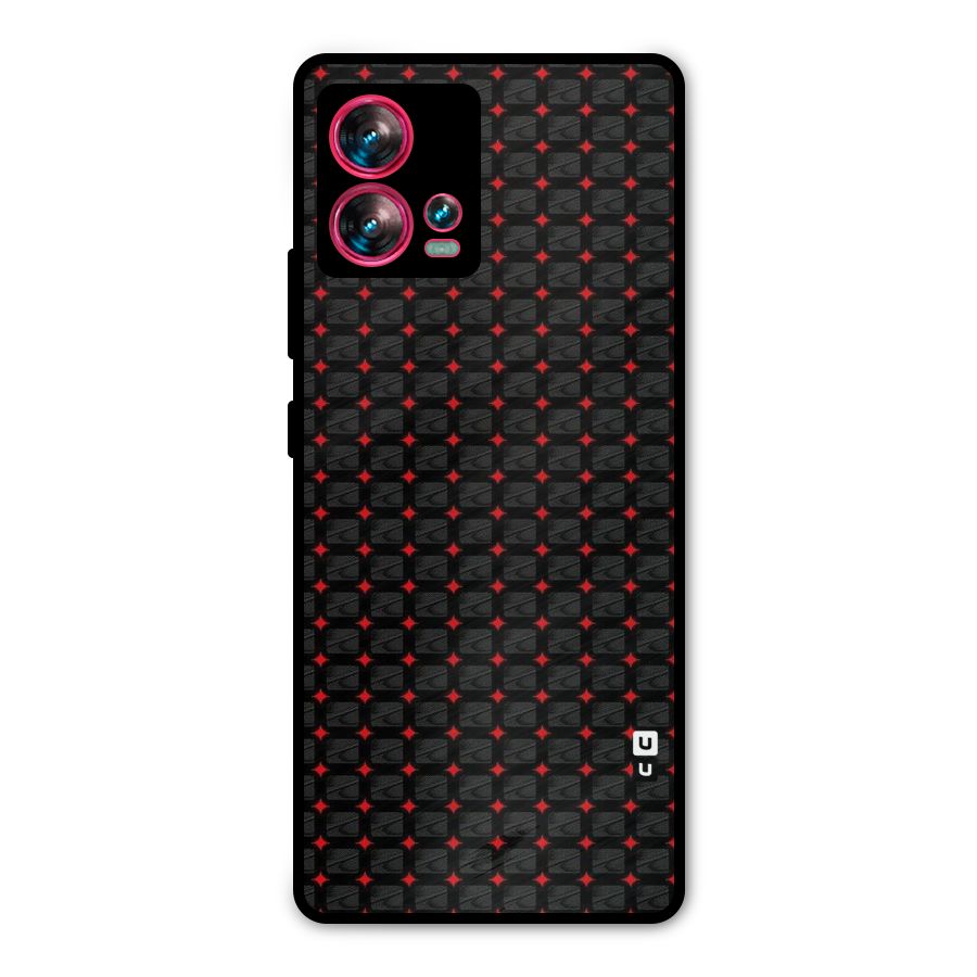 Class With Polka Metal Back Case for Motorola Edge 30 Fusion