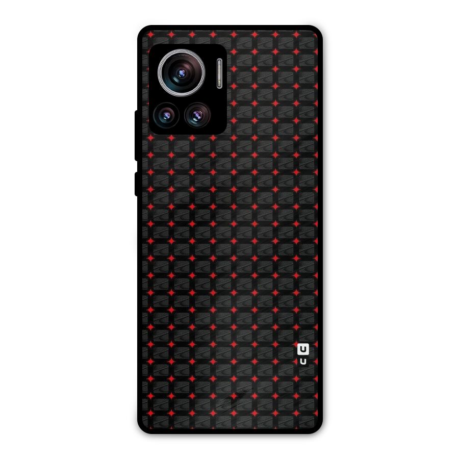 Class With Polka Metal Back Case for Motorola Edge 30 Ultra