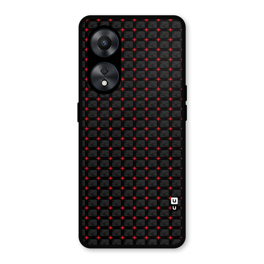 Class With Polka Metal Back Case for Oppo A78