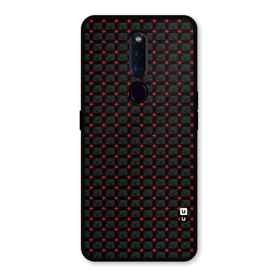 Class With Polka Metal Back Case for Oppo F11 Pro