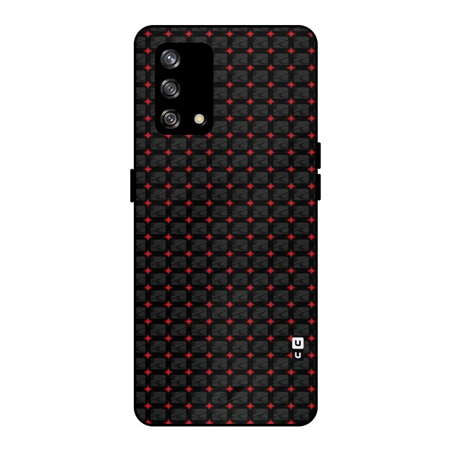 Class With Polka Metal Back Case for Oppo F19