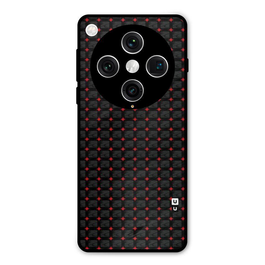 Class With Polka Metal Back Case for Oppo Find X8 Pro
