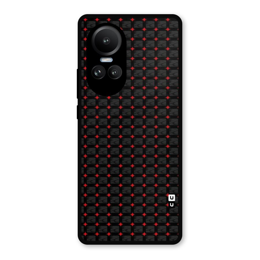 Class With Polka Metal Back Case for Oppo Reno10 Pro