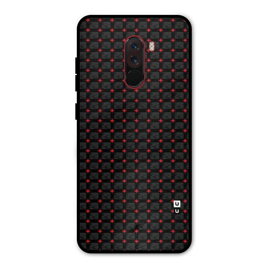 Class With Polka Metal Back Case for Poco F1