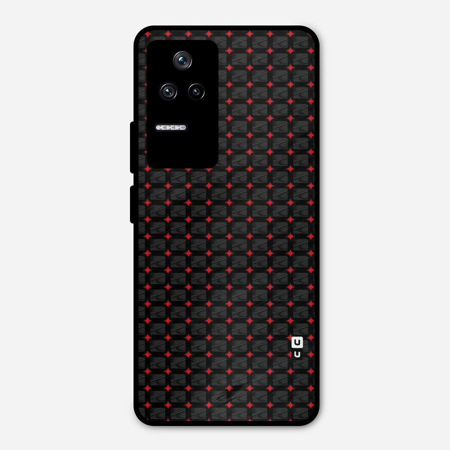 Class With Polka Metal Back Case for Poco F4 5G