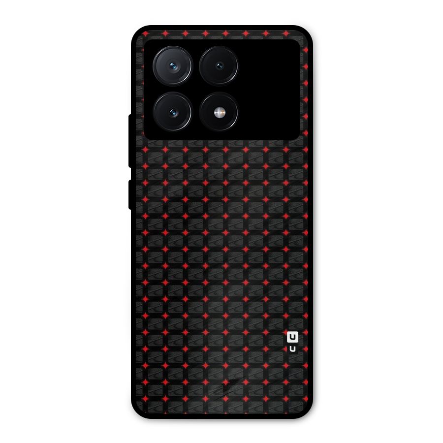 Class With Polka Metal Back Case for Poco X6 Pro
