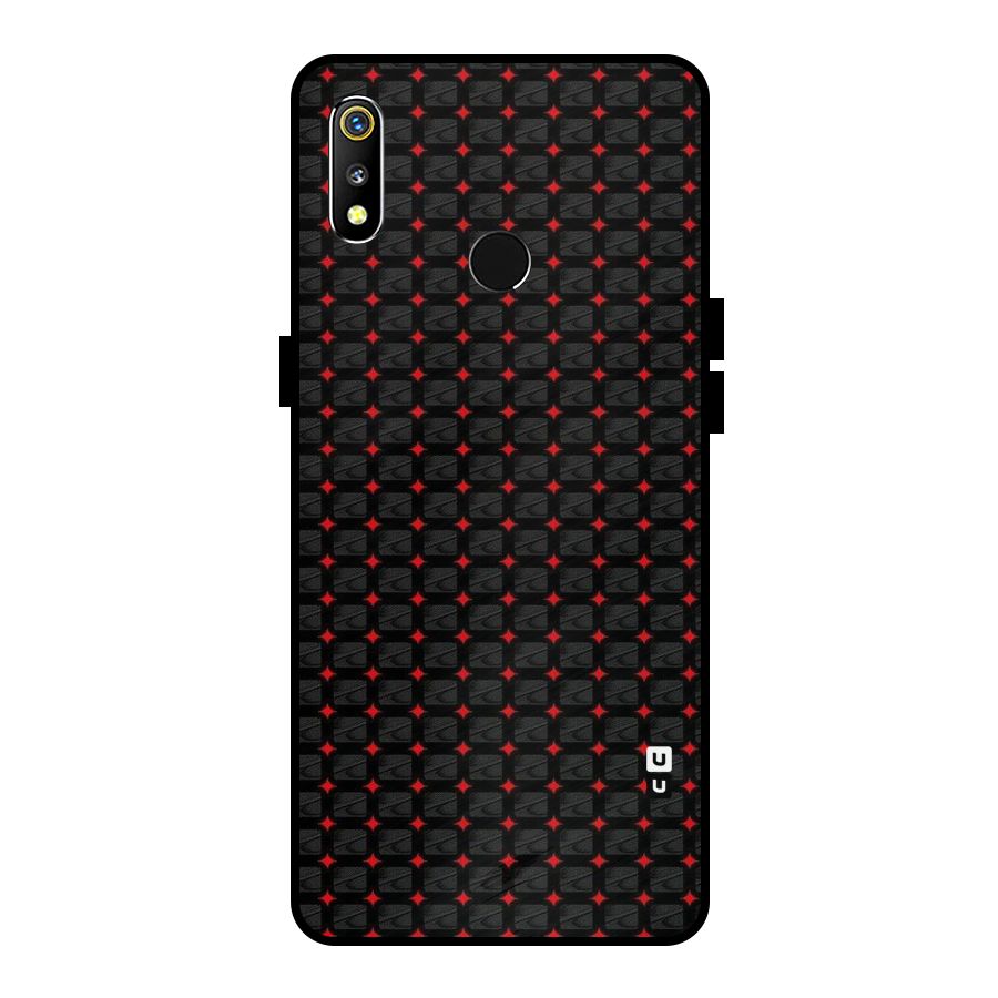 Class With Polka Metal Back Case for Realme 3