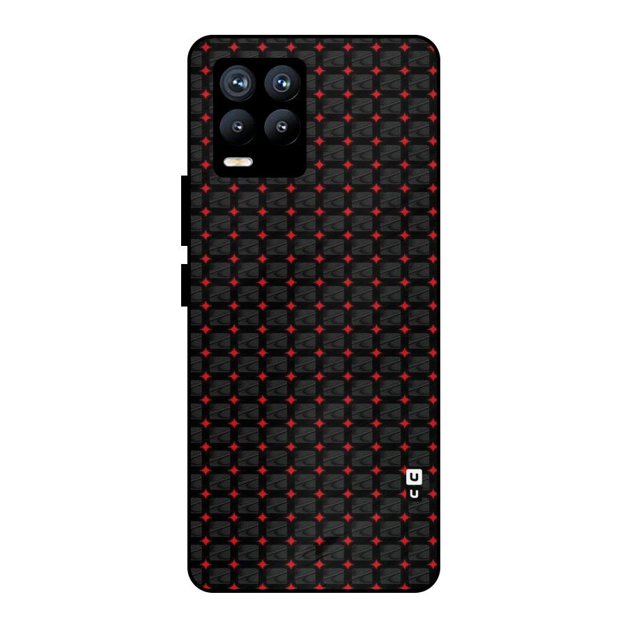 Class With Polka Metal Back Case for Realme 8