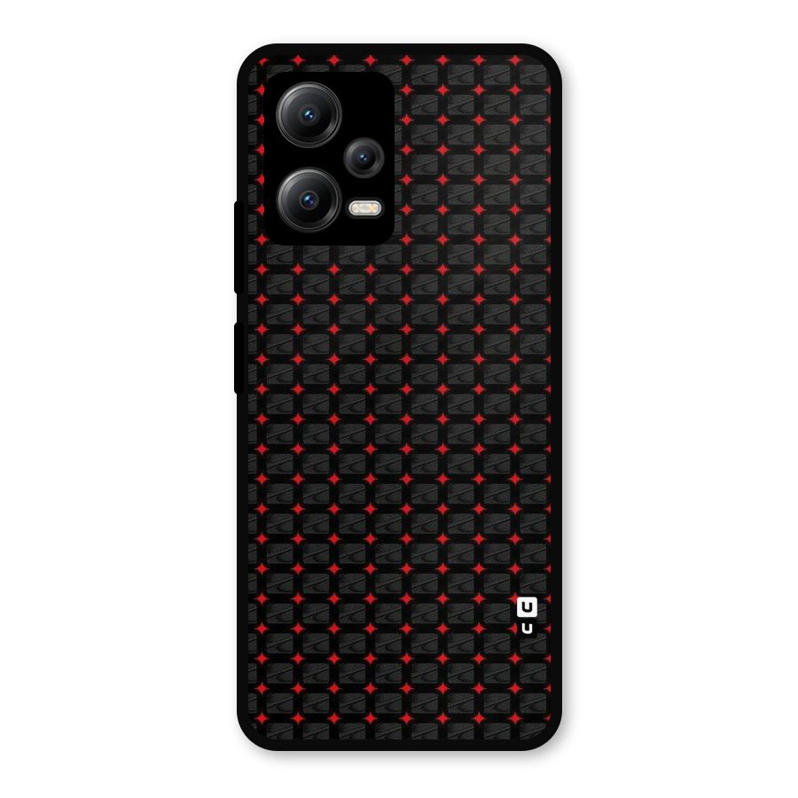 Class With Polka Metal Back Case for Redmi Note 12 5G