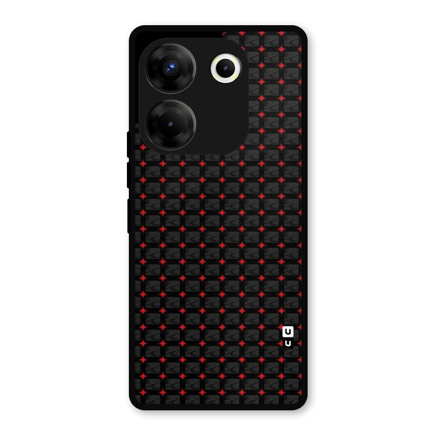 Class With Polka Metal Back Case for Tecno Camon 20