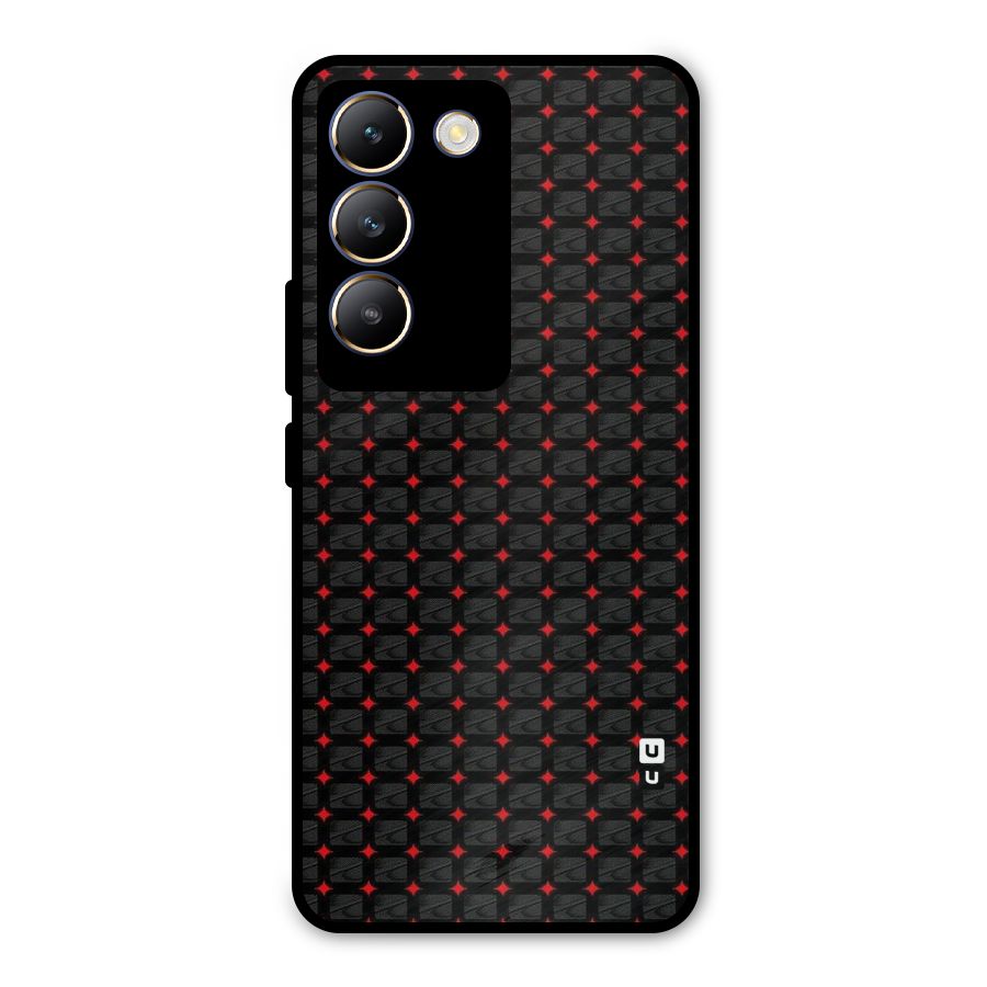Class With Polka Metal Back Case for Vivo T3 5G