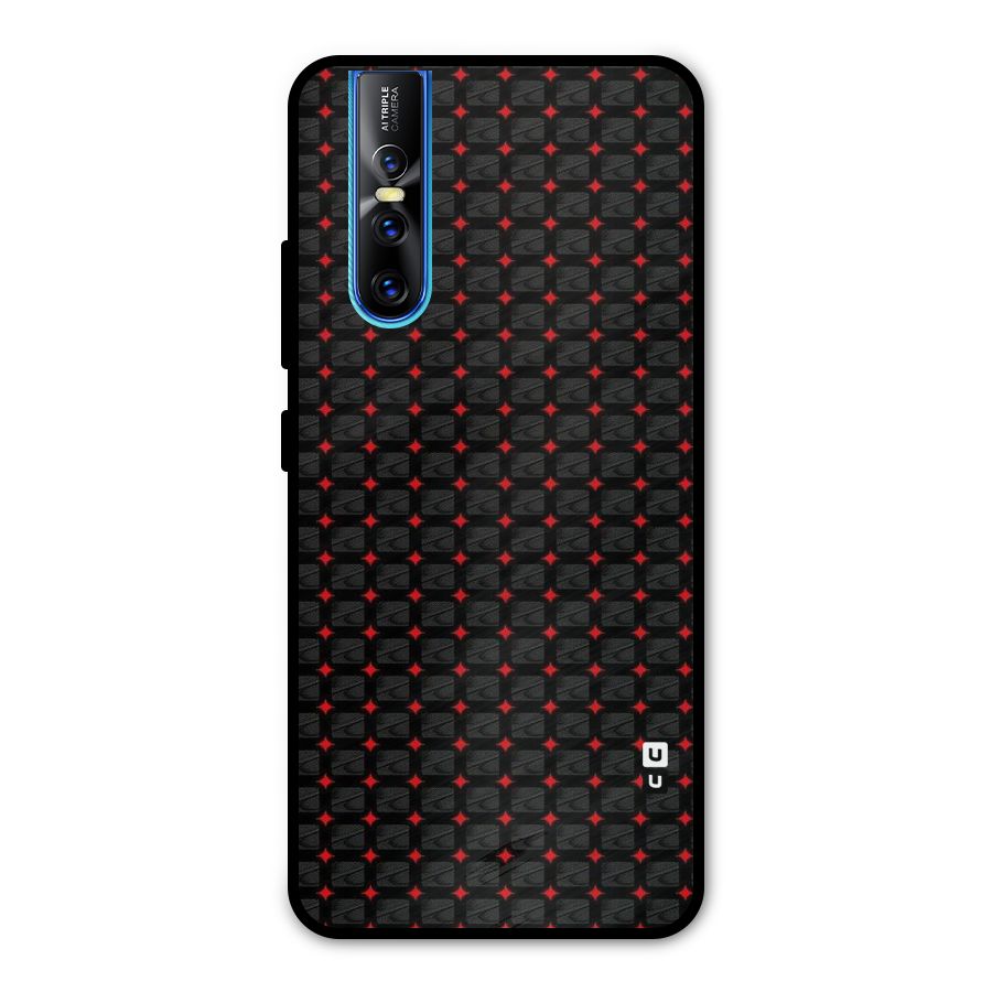 Class With Polka Metal Back Case for Vivo V15 Pro