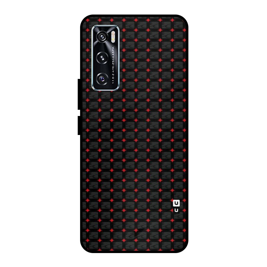 Class With Polka Metal Back Case for Vivo V20 SE
